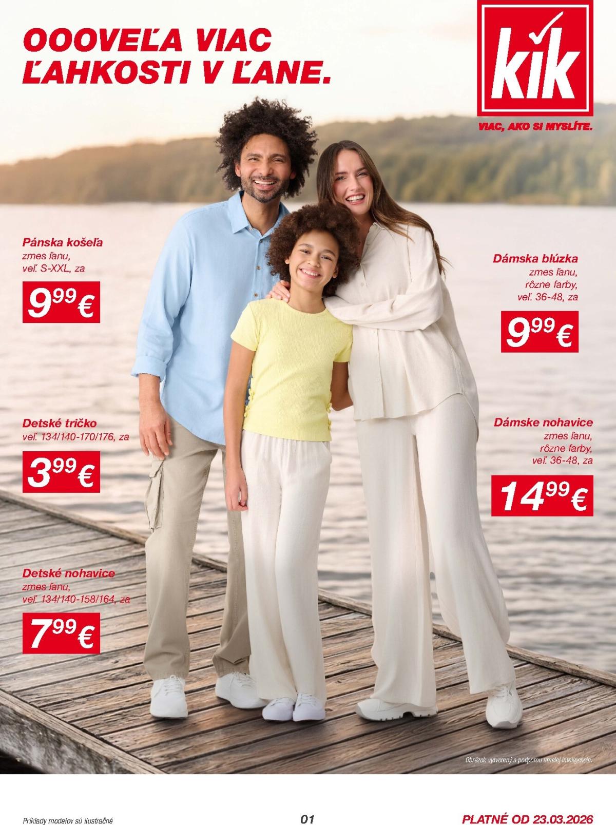 Leták Kik platný od 23.03.2026 do 19.04.2026