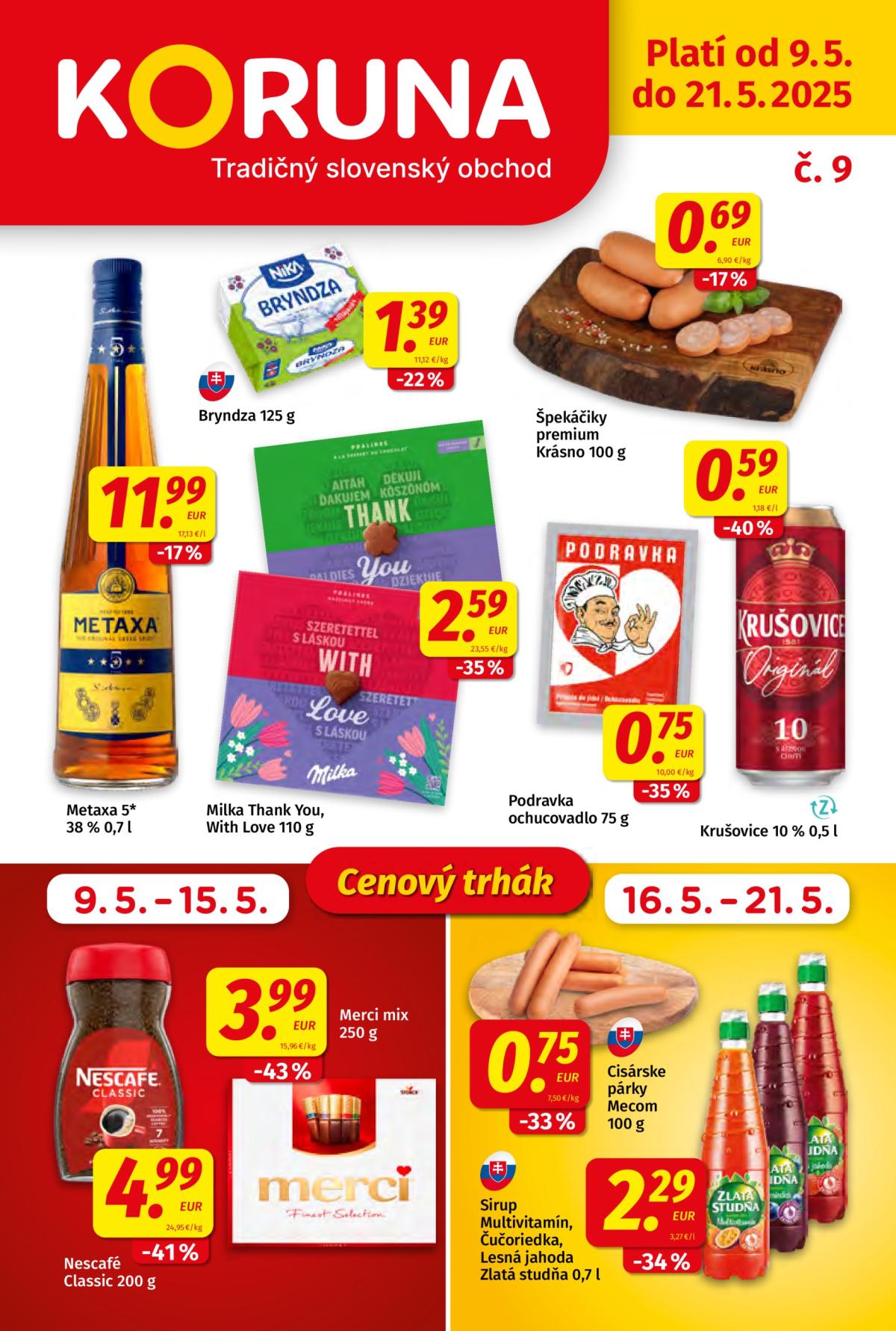 Koruna leták platný od 09.05. - 21.05.