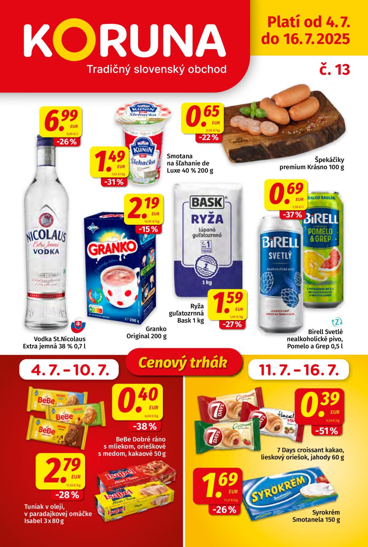 Leták Koruna platný od 04.07. do 16.07.