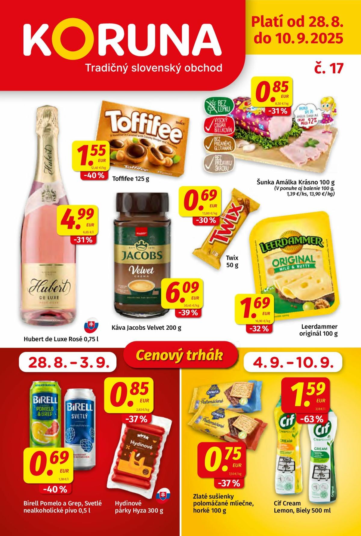 Leták Koruna platný od 28.08. do 10.09.