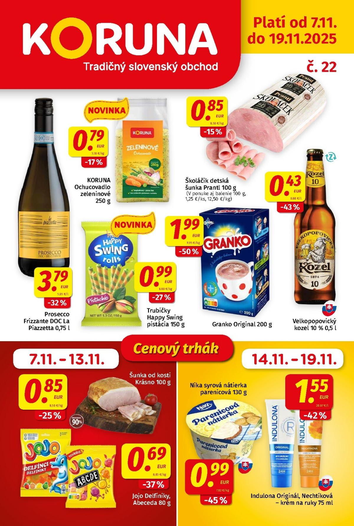 Leták Koruna platný od 07.11. do 19.11.