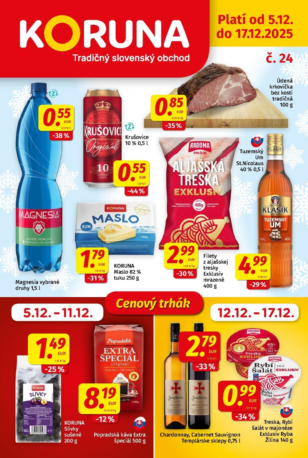 Leták Koruna platný od 05.12. do 17.12.