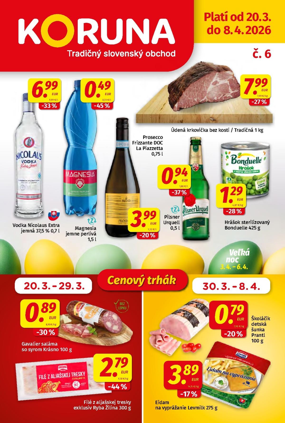 Leták Koruna platný od 20.03.2026 do 08.04.2026