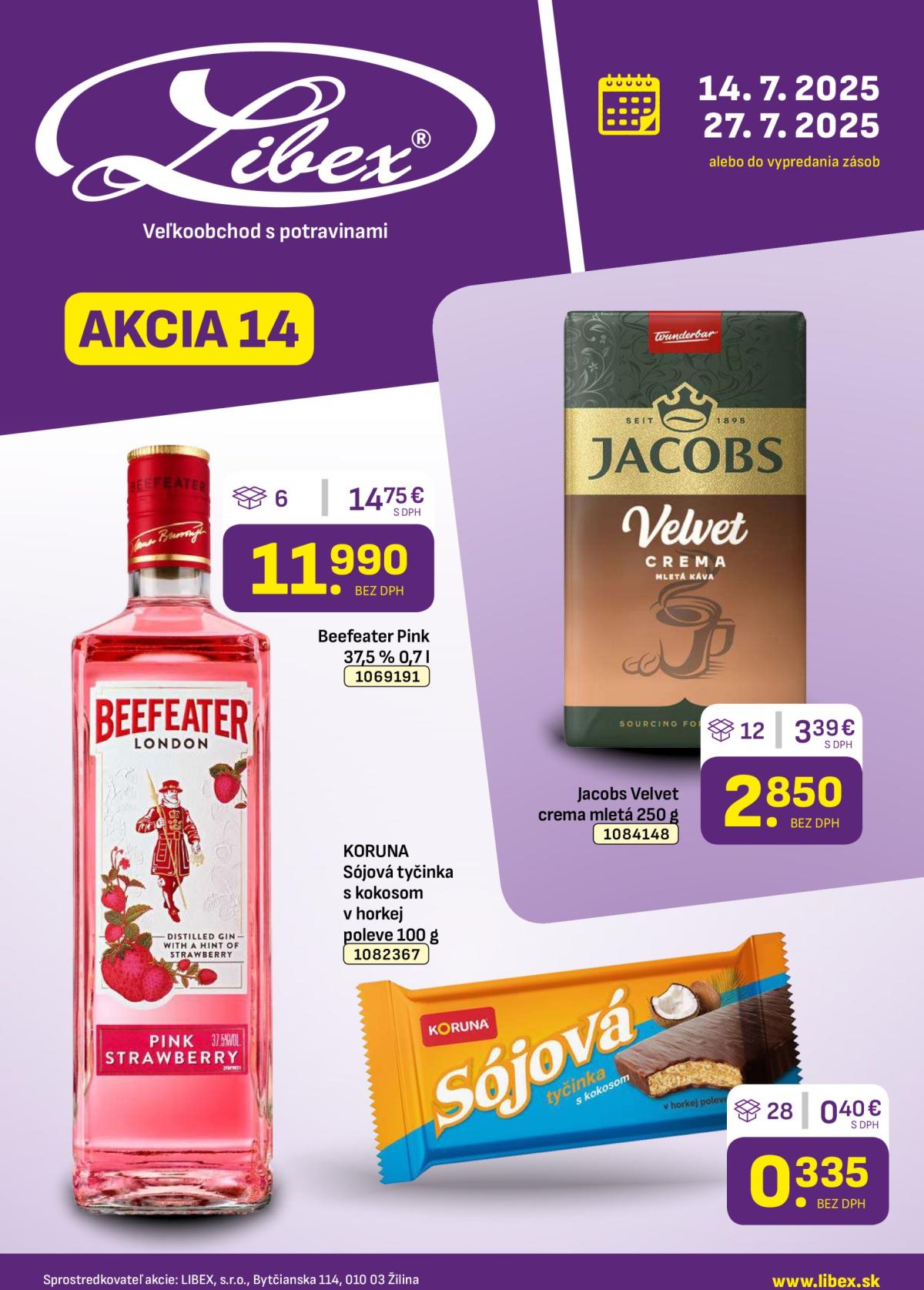 Leták Libex platný od 14.07. do 27.07.