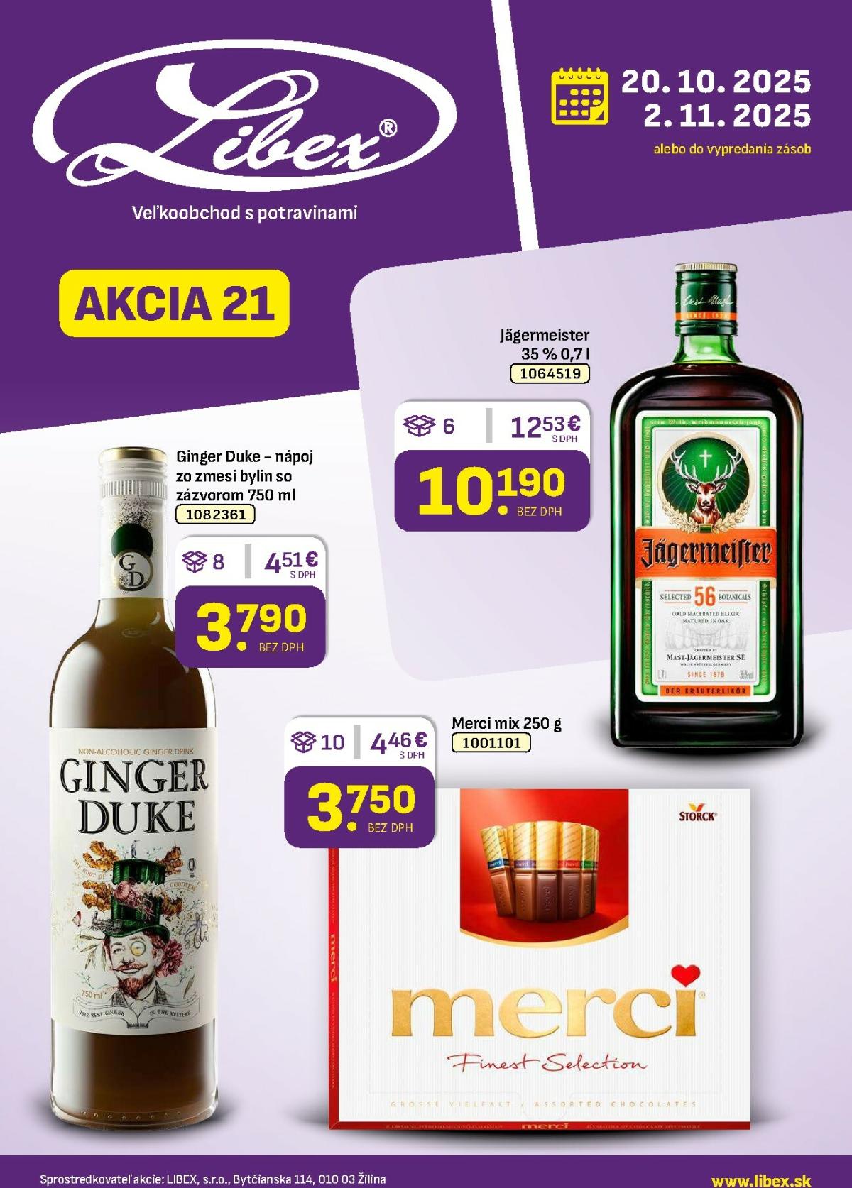 Leták Libex platný od 20.10. do 02.11.