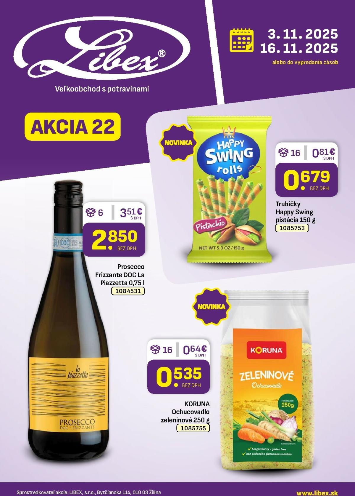 Leták Libex platný od 03.11. do 16.11.