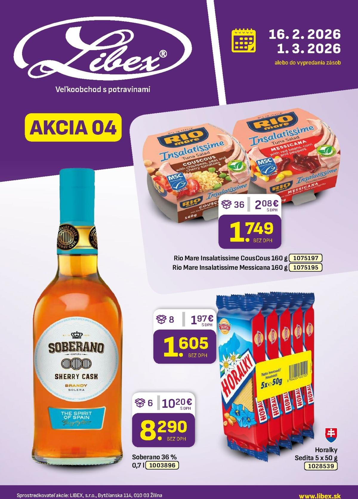 Leták Libex platný od 16.02.2026 do 01.03.2026