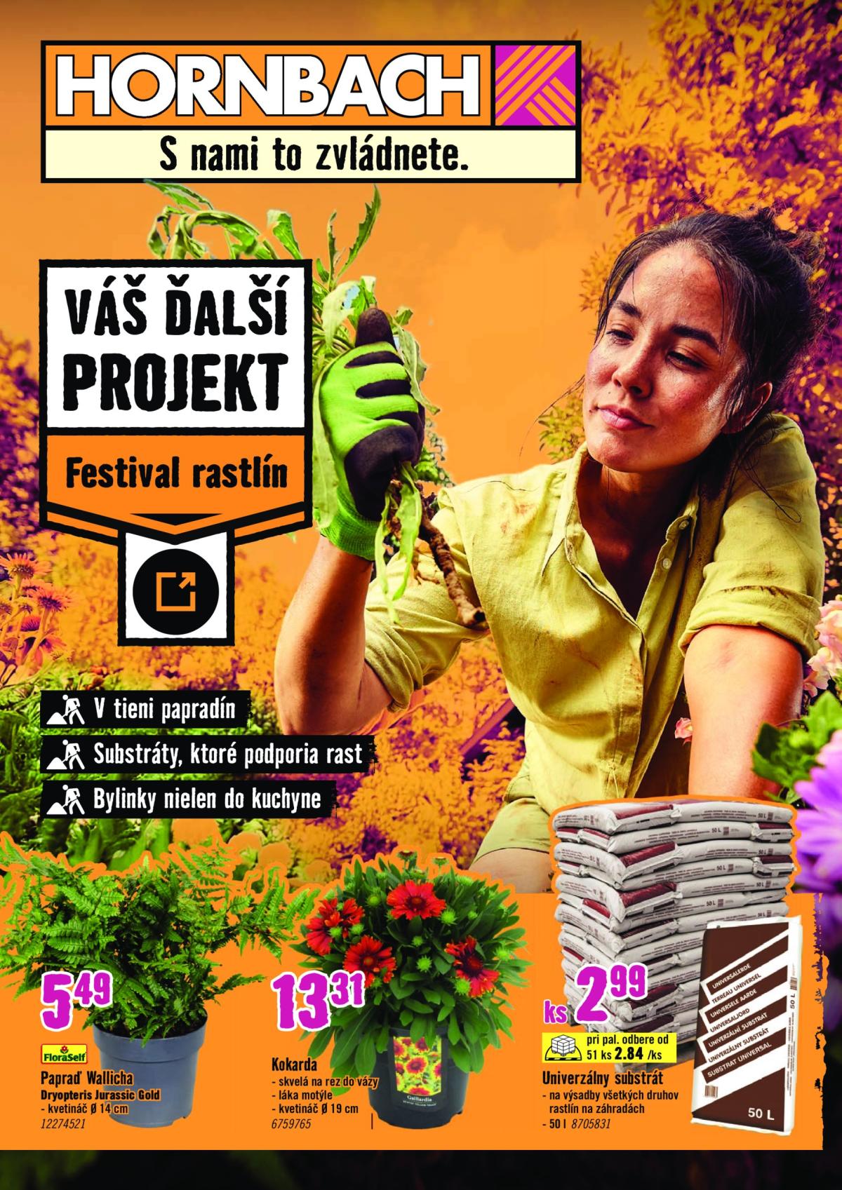 HORNBACH - Festival rostlin leták platný od 21.05. - 04.06.
