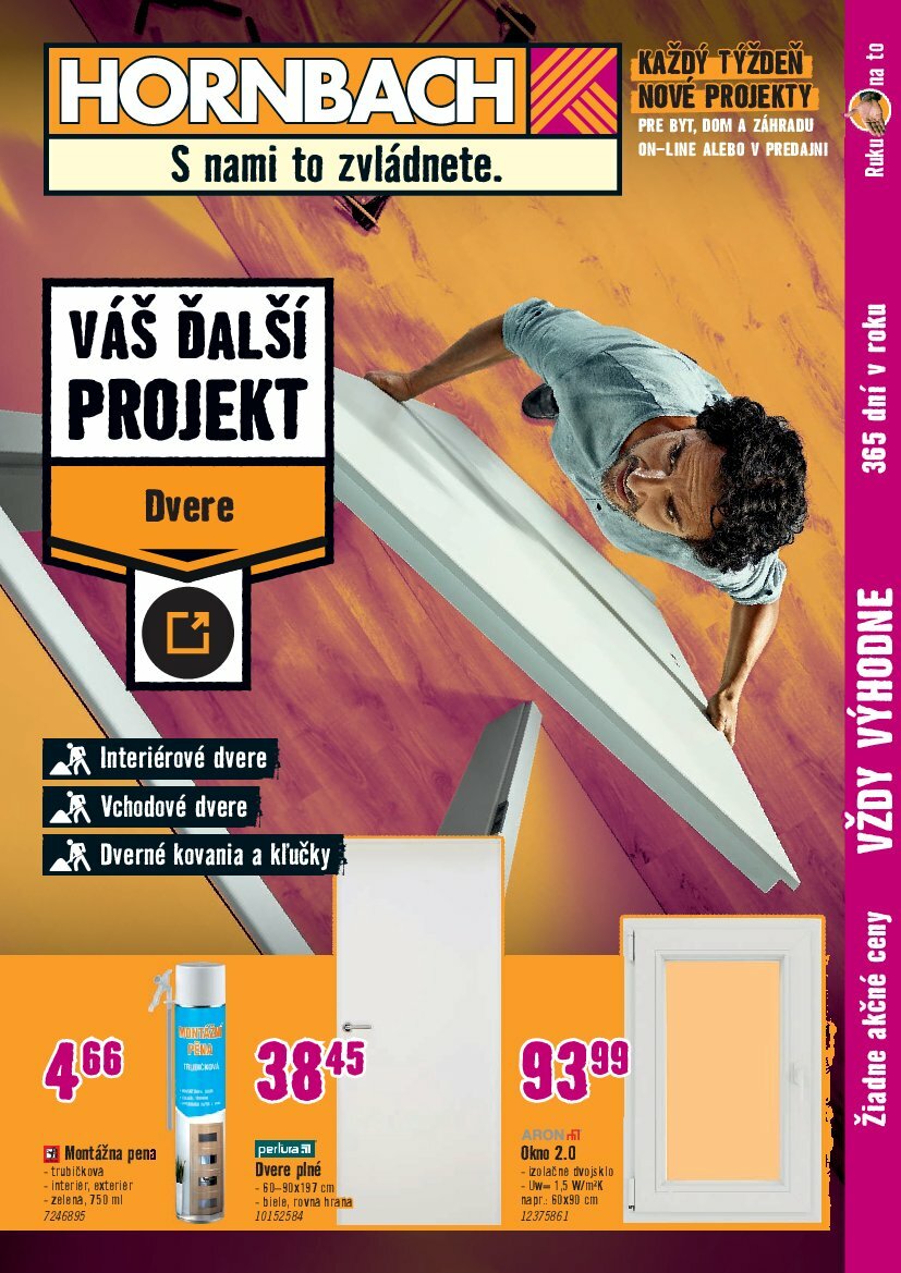 Leták HORNBACH - Dvere platný od 30.07. do 13.08.
