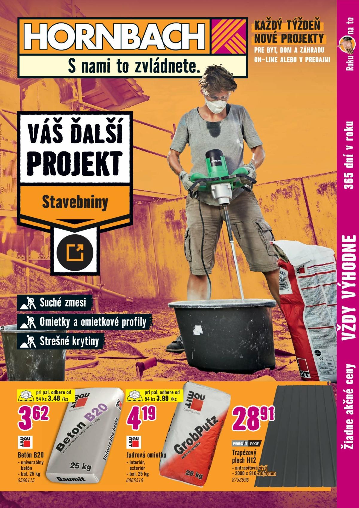 Leták HORNBACH - Stavebniny platný od 20.08. do 03.09.