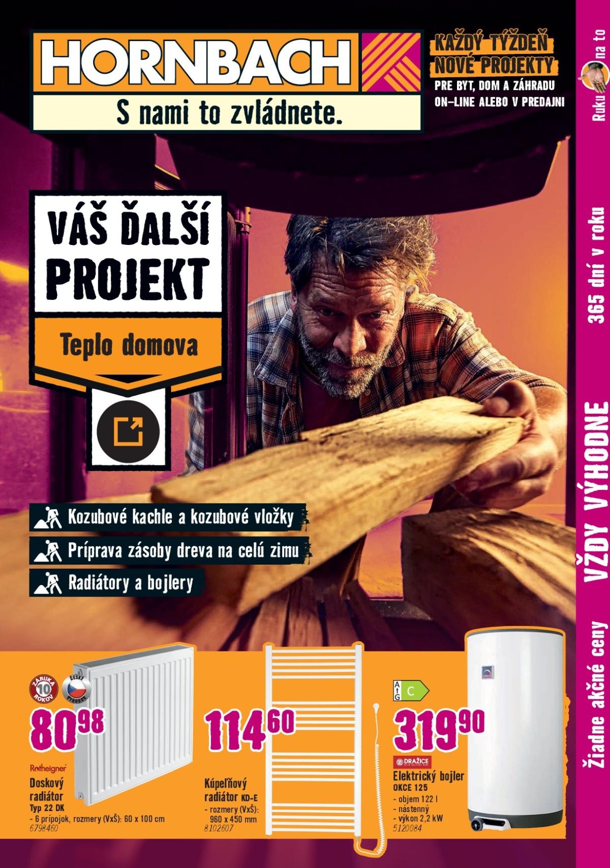 Leták HORNBACH - Teplo domova platný od 17.09. do 01.10.