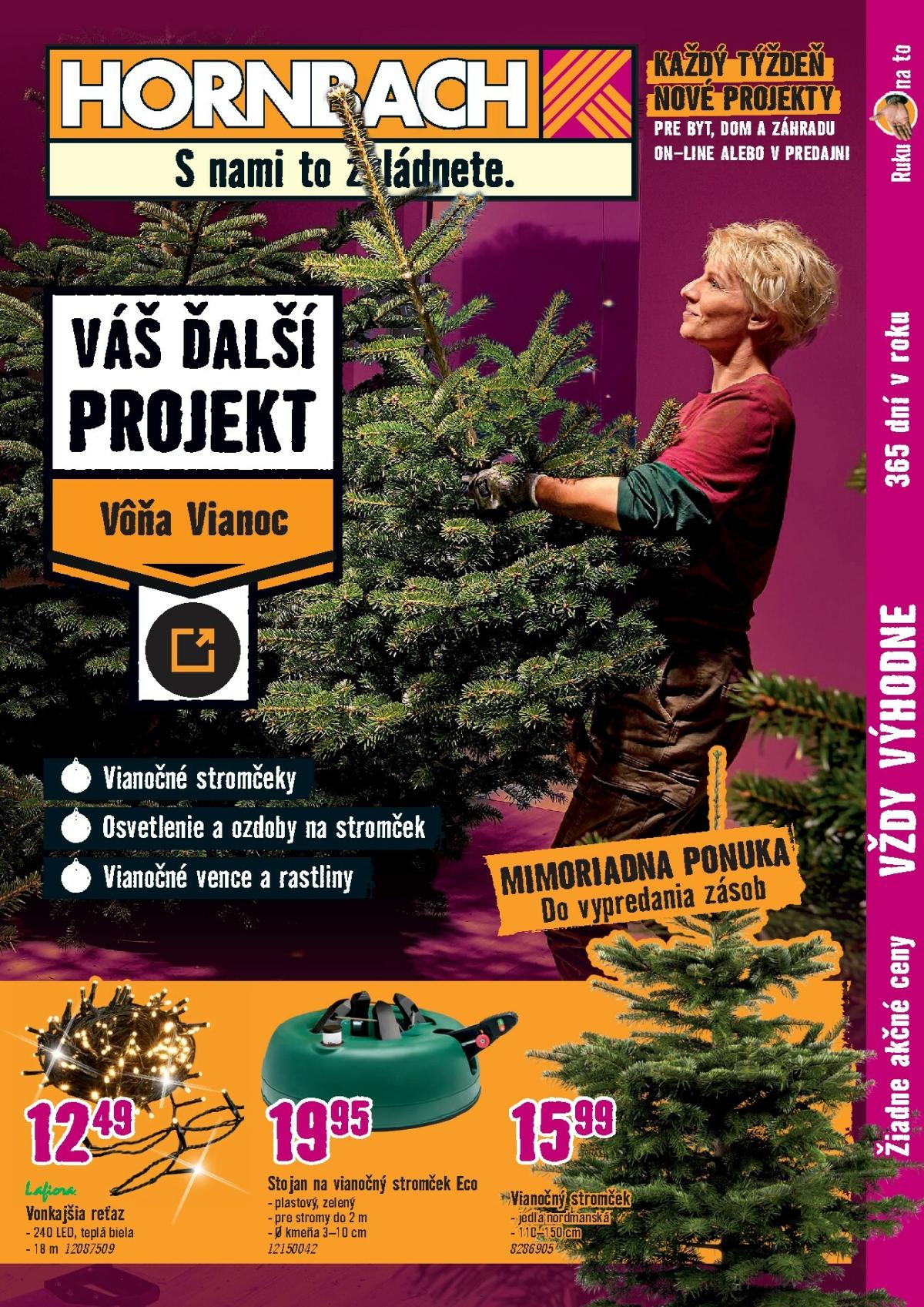 Leták HORNBACH - Vôňa Vianoc platný od 26.11. do 10.12.