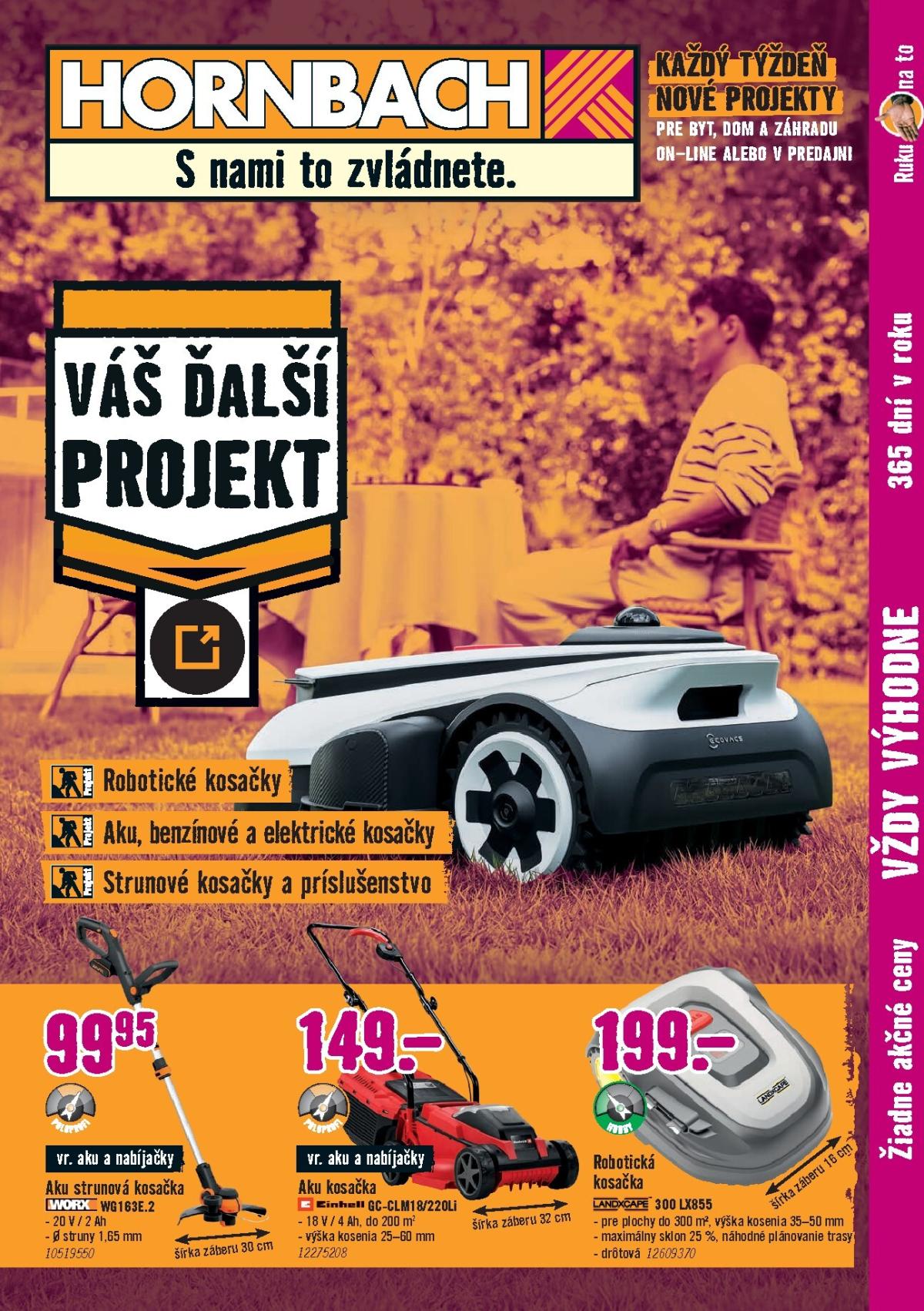 Leták HORNBACH - Technická záhrada platný od 18.03.2026 do 01.04.2026