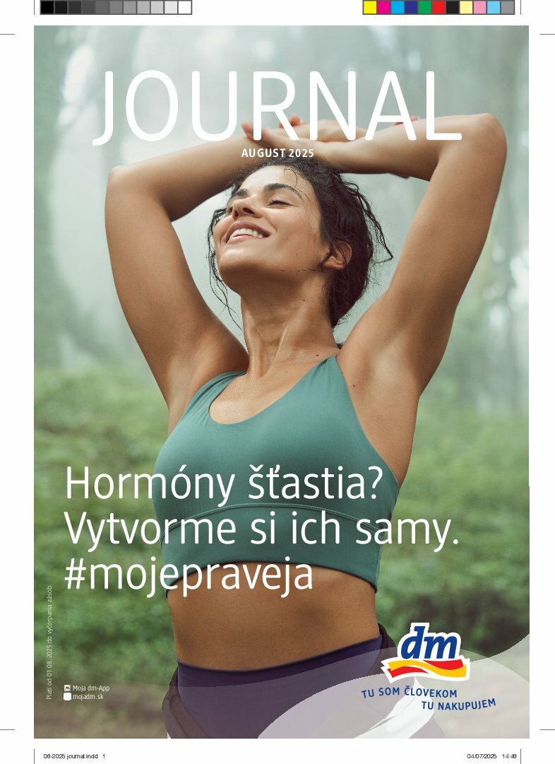 Leták dm drogerie platný od 01.08. do 31.08.