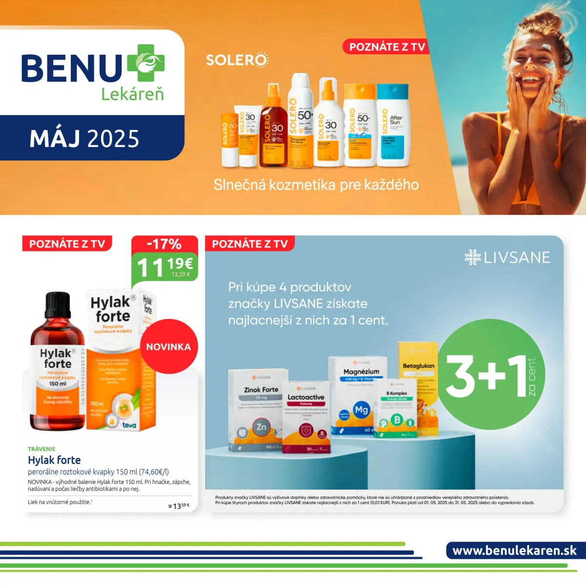 BENU Lekáreň leták platný od 02.05. - 31.05.