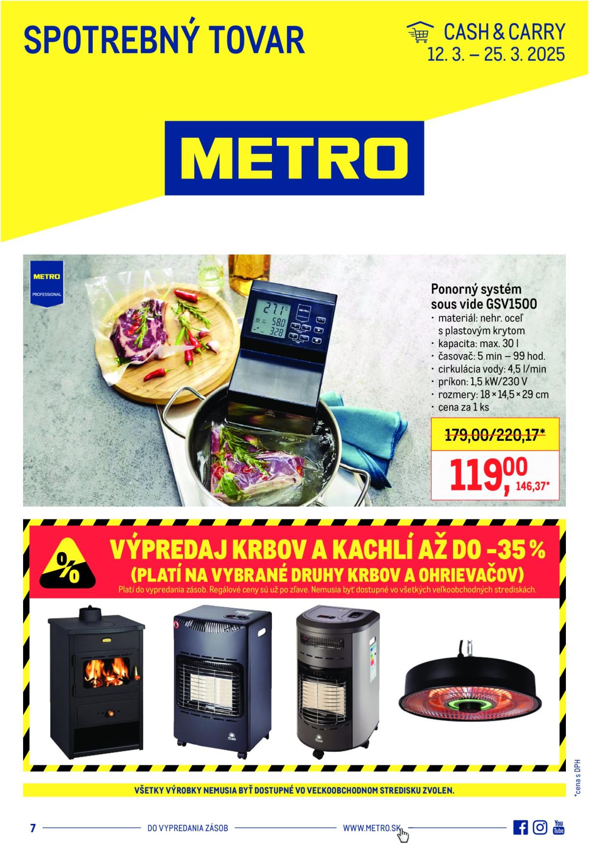 Metro - Spotrebný tovar leták platný od 12.03. - 25.03.
