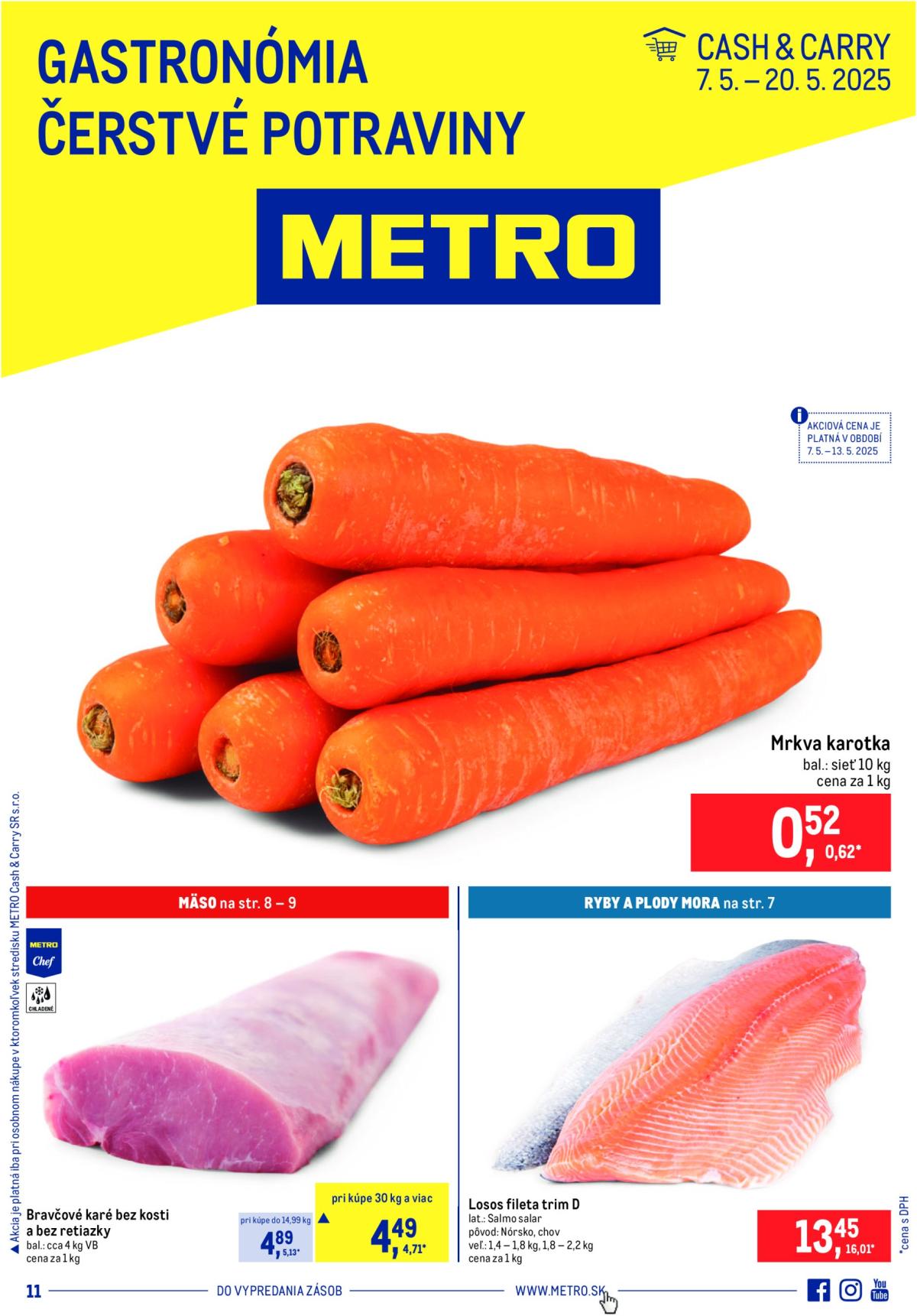 Metro - Gastronómia leták platný od 07.05. - 20.05.