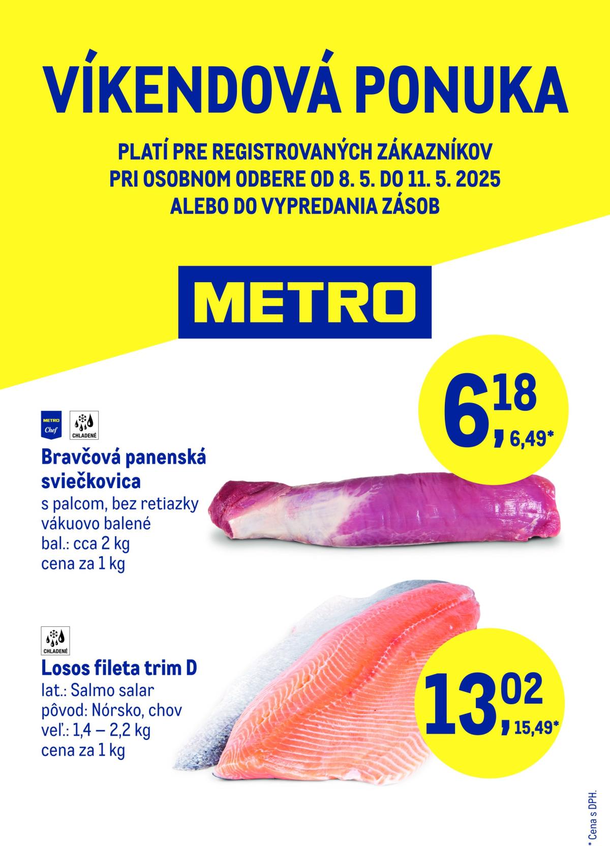Metro - Víkendová ponuka leták platný od 08.05. - 11.06.