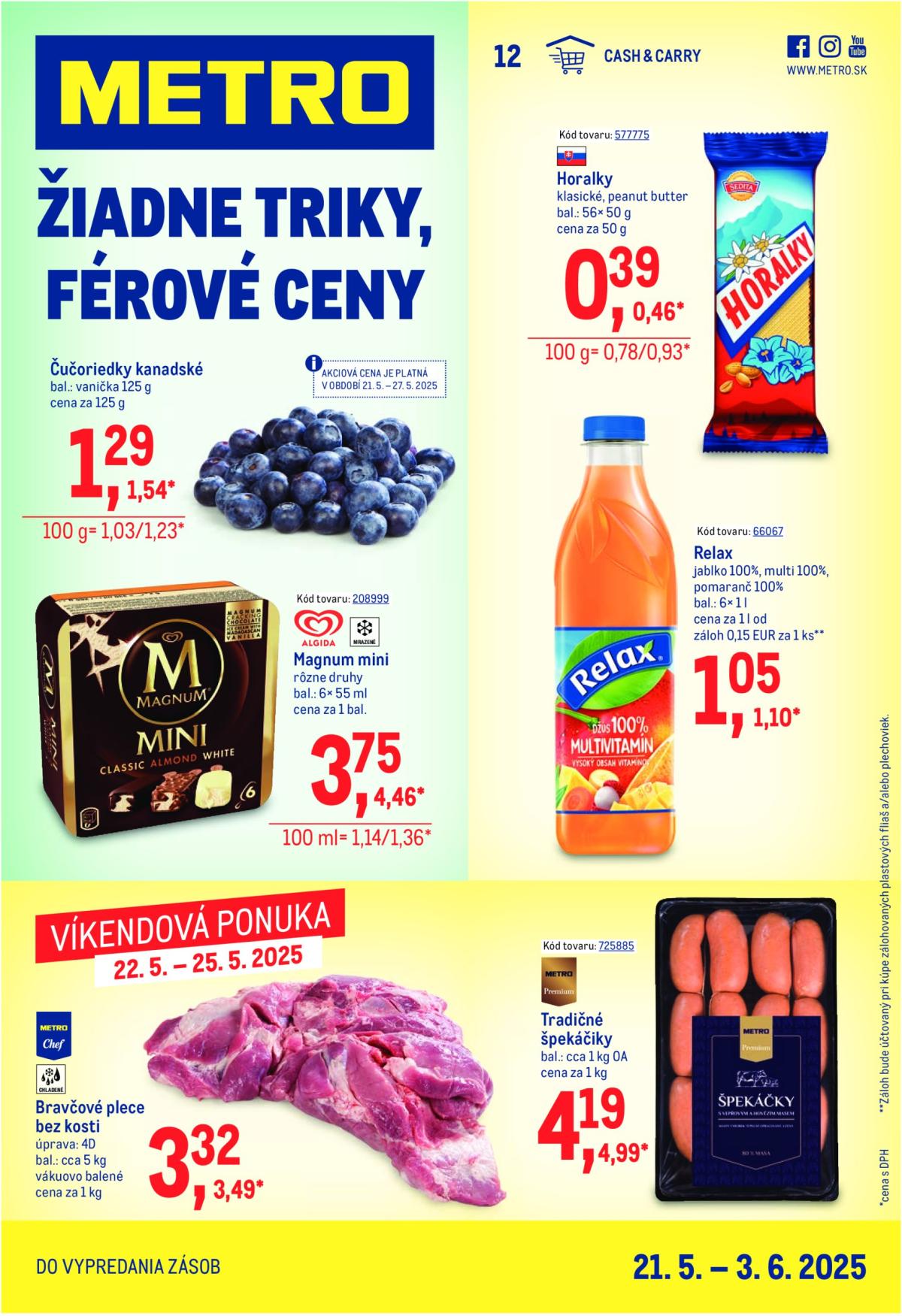 Metro - Maloobchod leták platný od 21.05. - 03.06.