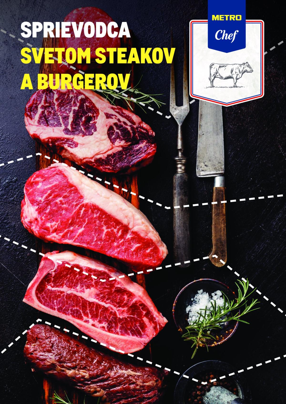 Metro - Sprievodca svetom steakov a burgerov leták platný od 02.06. - 12.06.