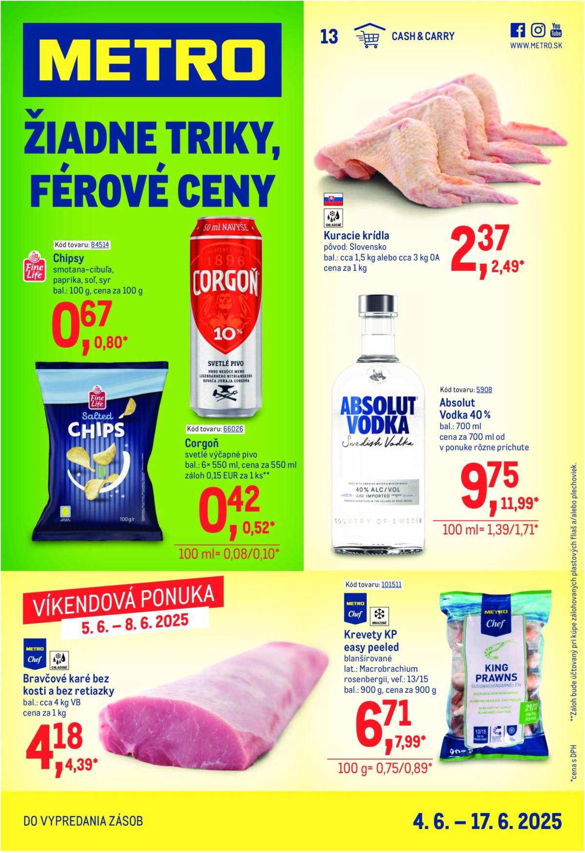 Leták Metro - Maloobchod platný od 04.06. - 17.06.