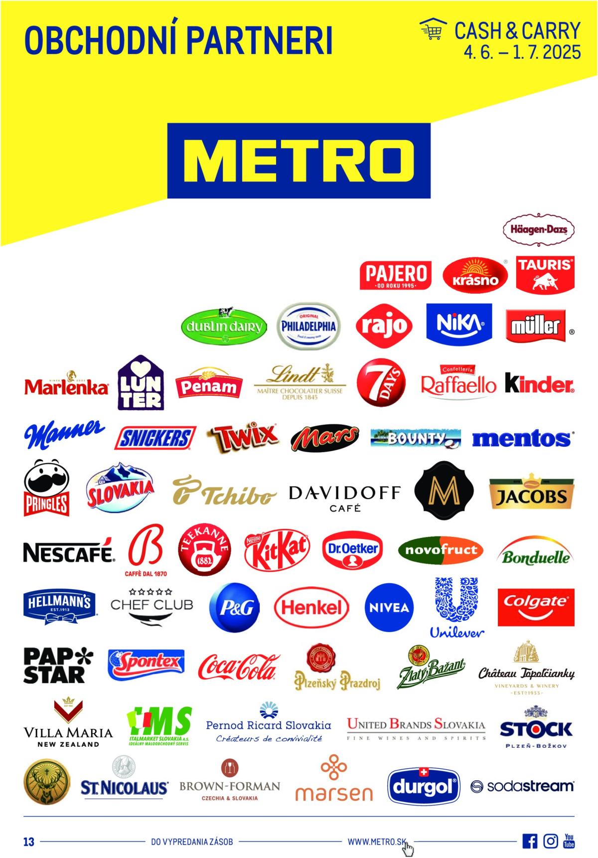 Leták Metro - Obchodní partneri platný od 04.06. - 01.07.