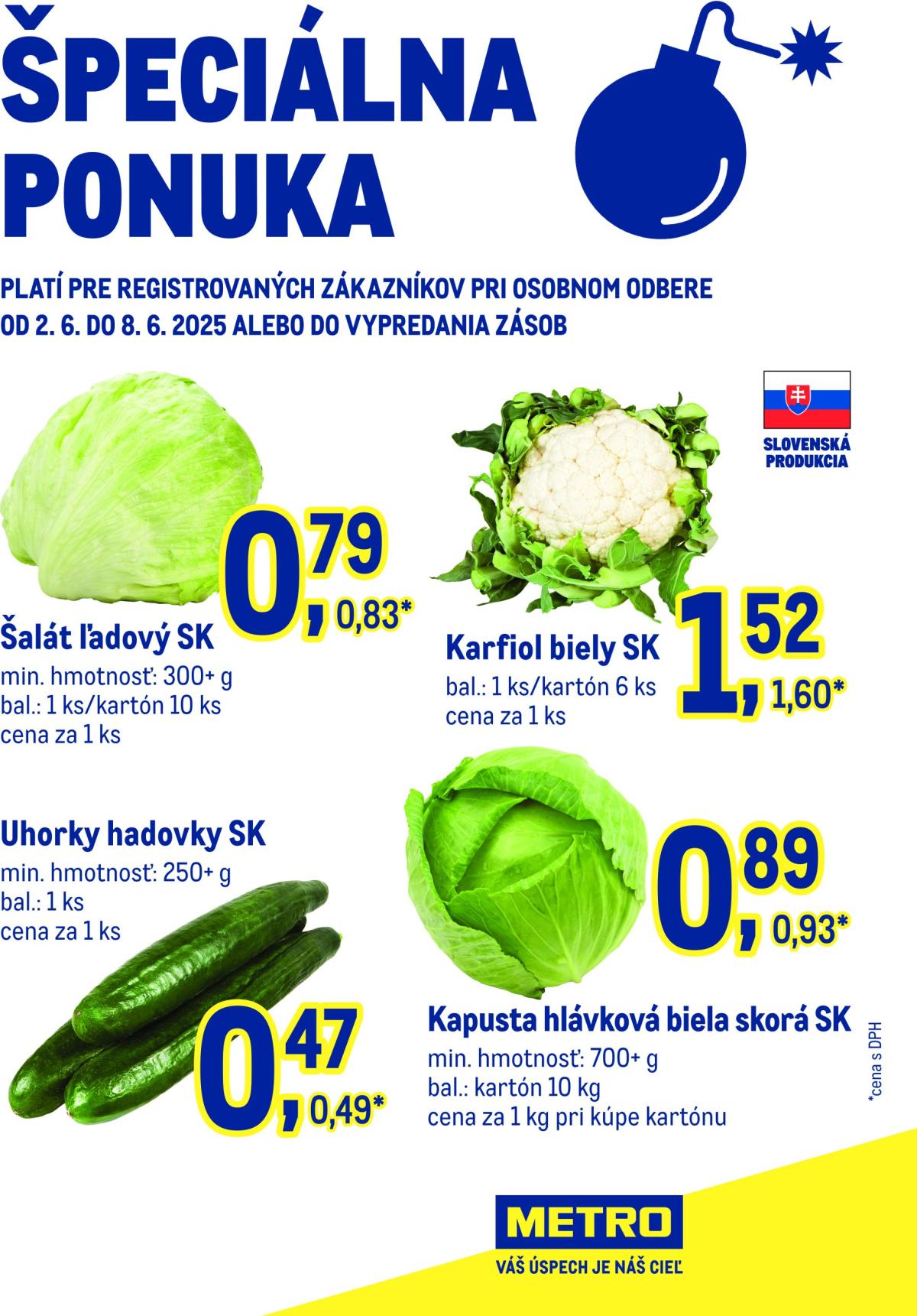 Leták Metro - Špeciálna ponuka platný od 02.06. - 08.06.