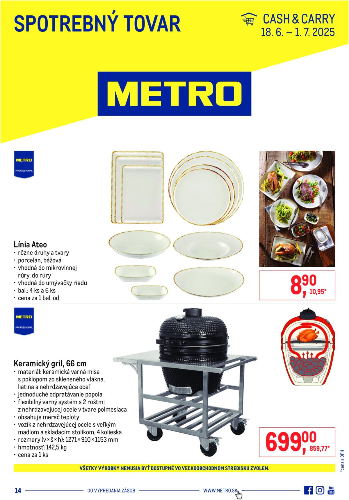 Leták Metro - Spotrebný tovar platný od 18.06. do 01.07.