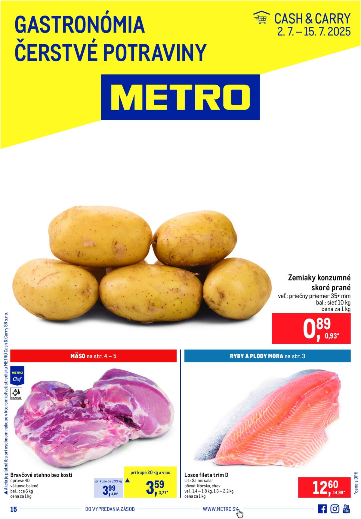 Leták Metro - Gastronómia platný od 02.07. do 15.07.