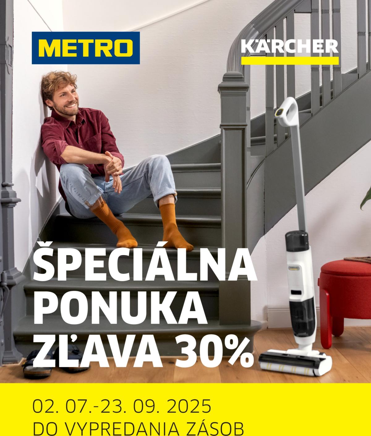 Leták Metro - Kärcher zľava 30 % platný od 02.07. do 23.09.