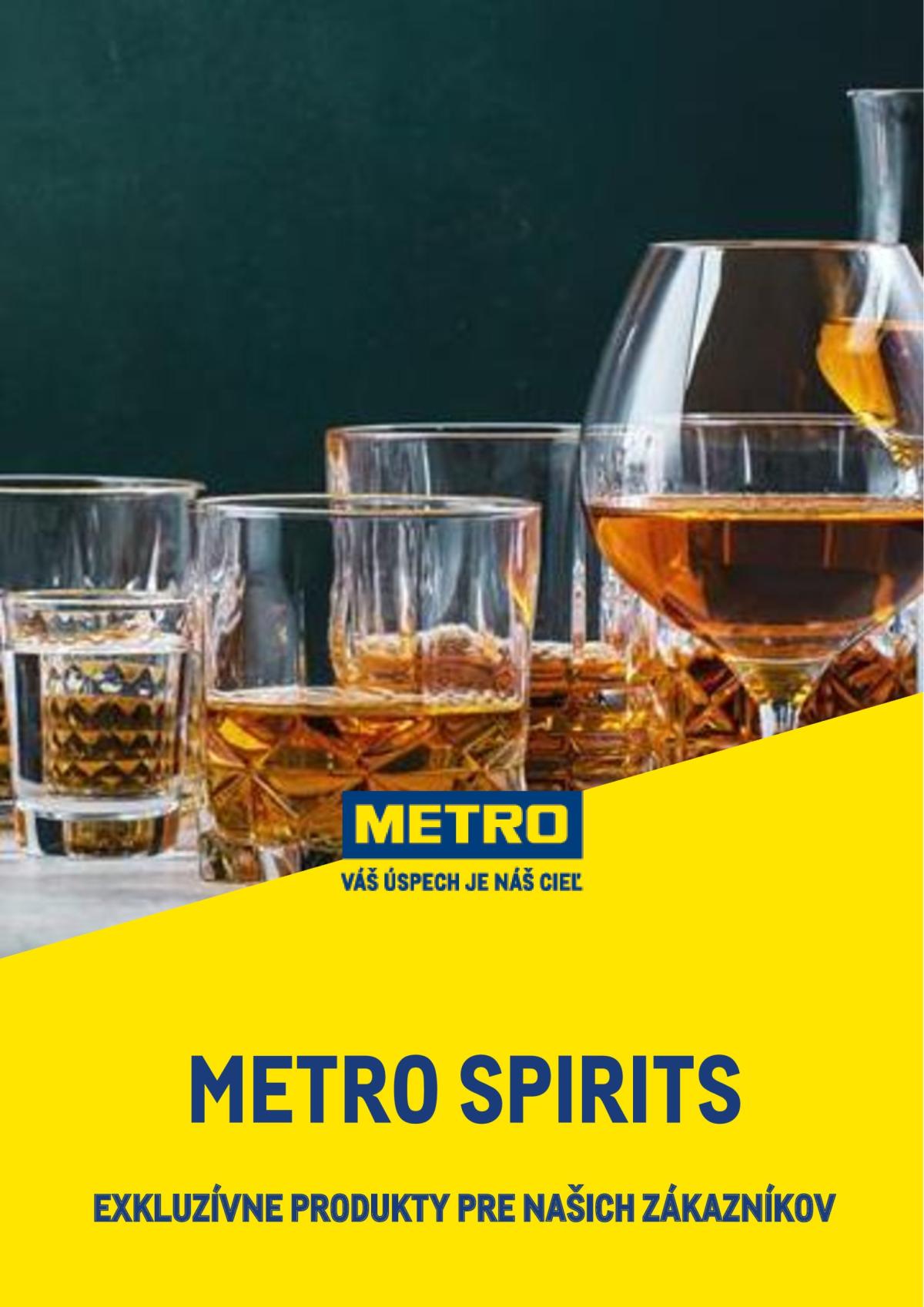 Leták Metro - Spirity platný od 11.07. do 31.07.