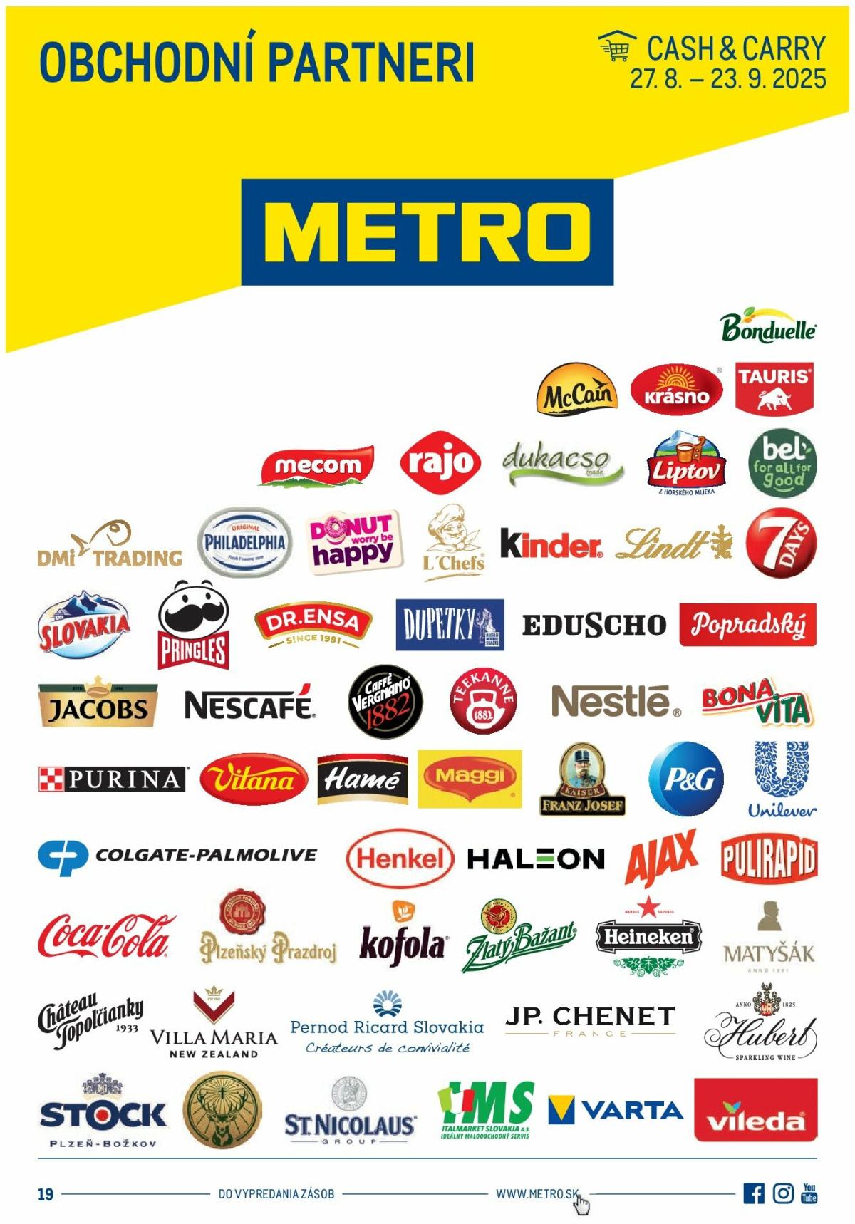 Leták Metro - Obchodní partneri platný od 27.08. do 23.09.