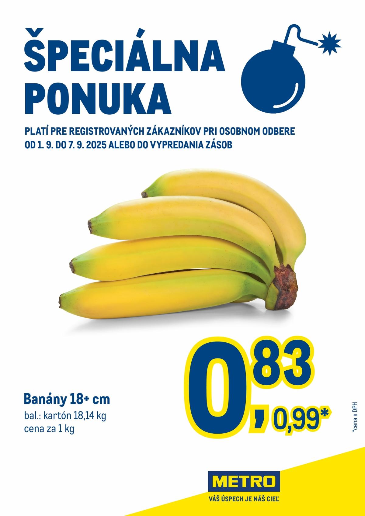 Leták Metro - Špeciálna ponuka platný od 01.09. do 07.09.
