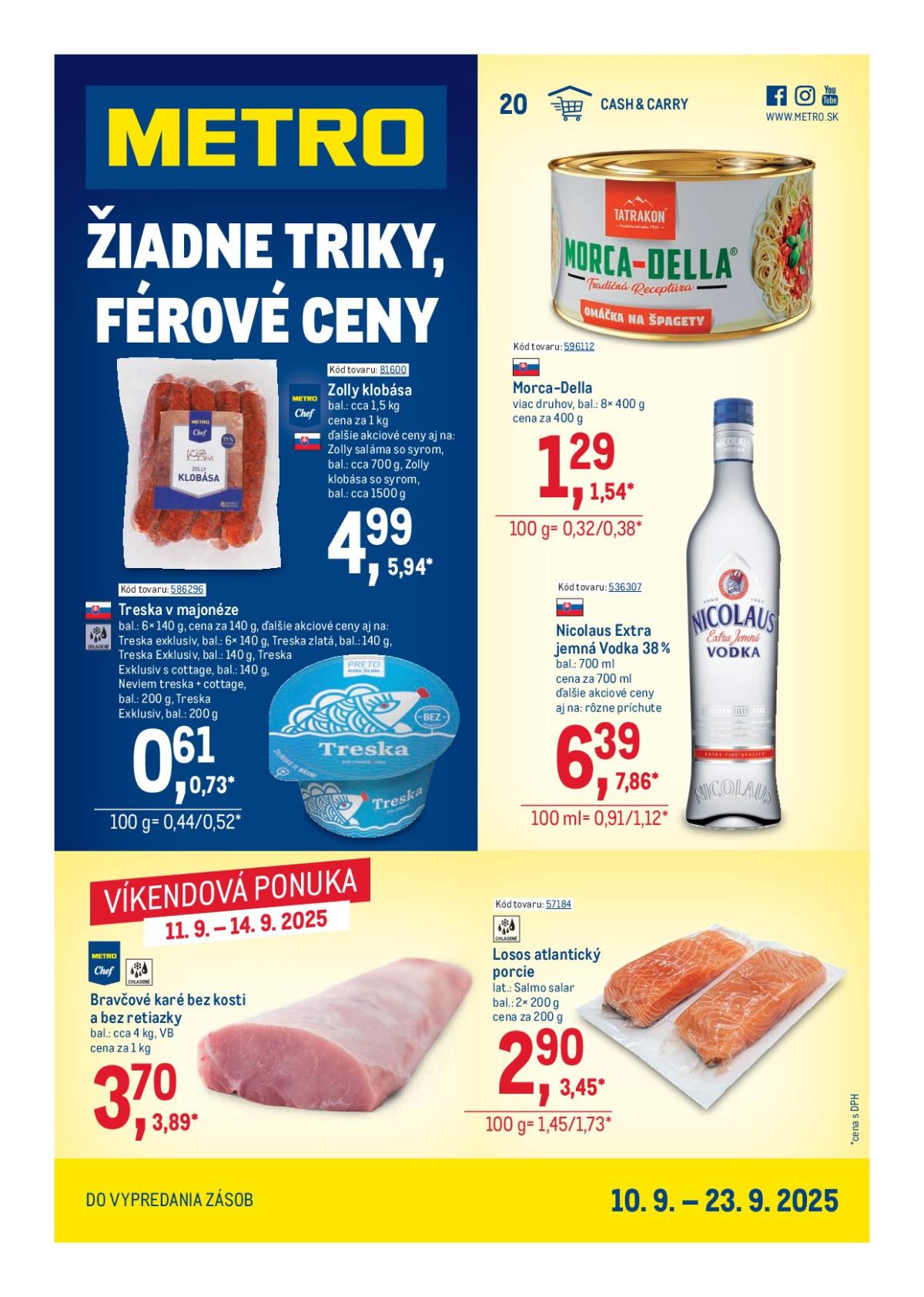 Leták Metro - Maloobchod platný od 10.09. do 23.09.