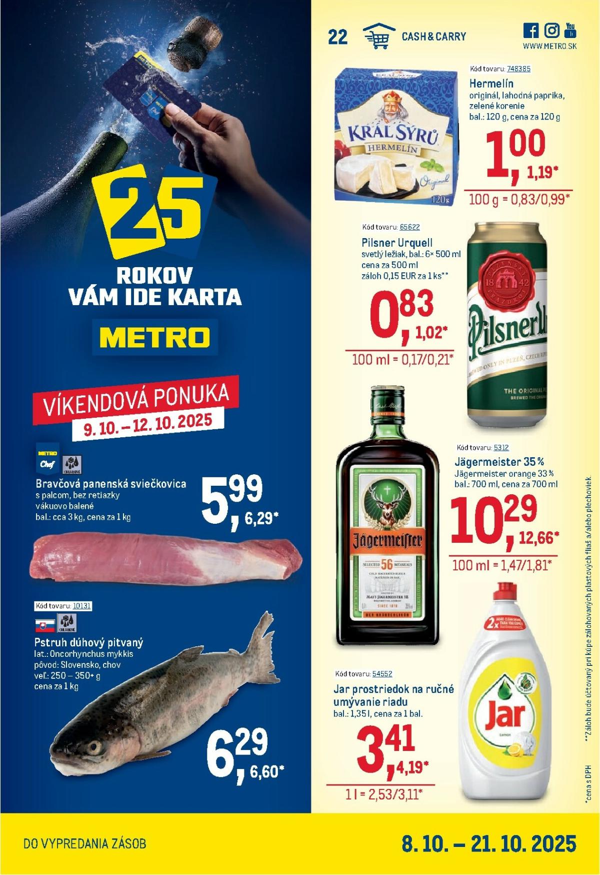 Leták Metro - Maloobcho platný od 08.10. do 21.10.