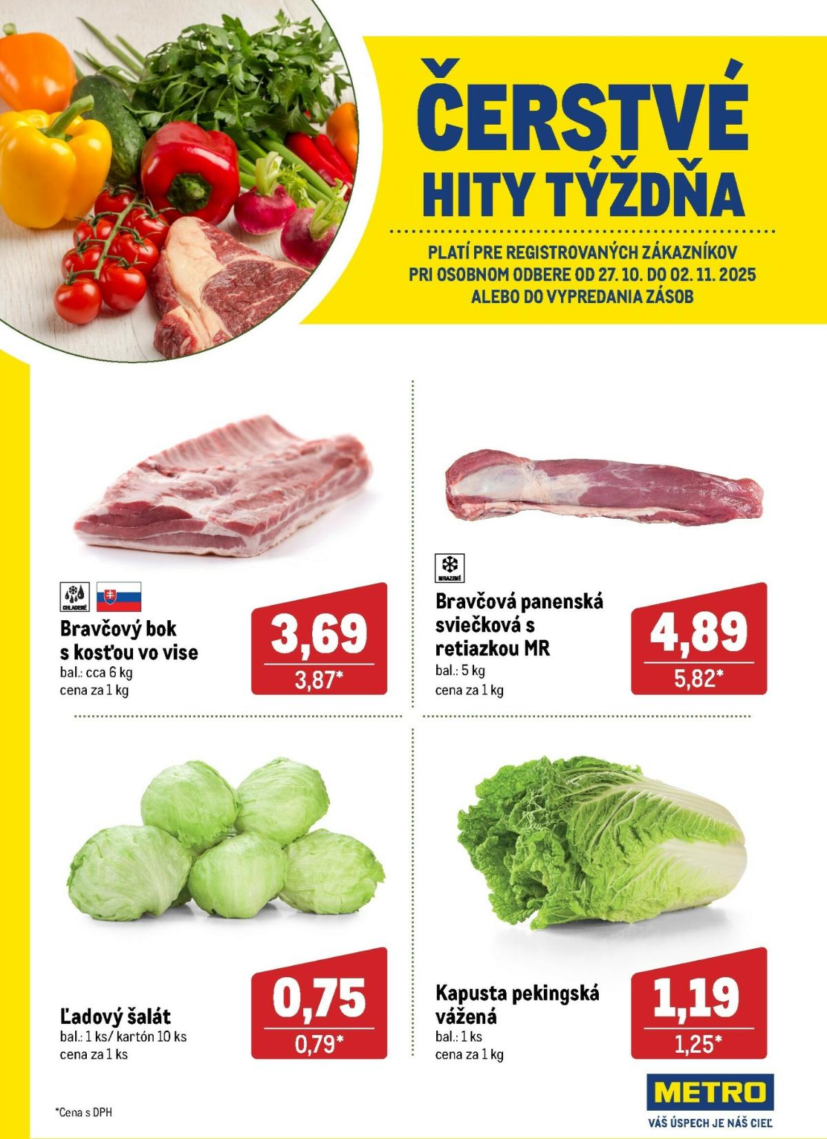 Leták Metro - Čerstvé hity týždňa platný od 27.10. do 02.11.