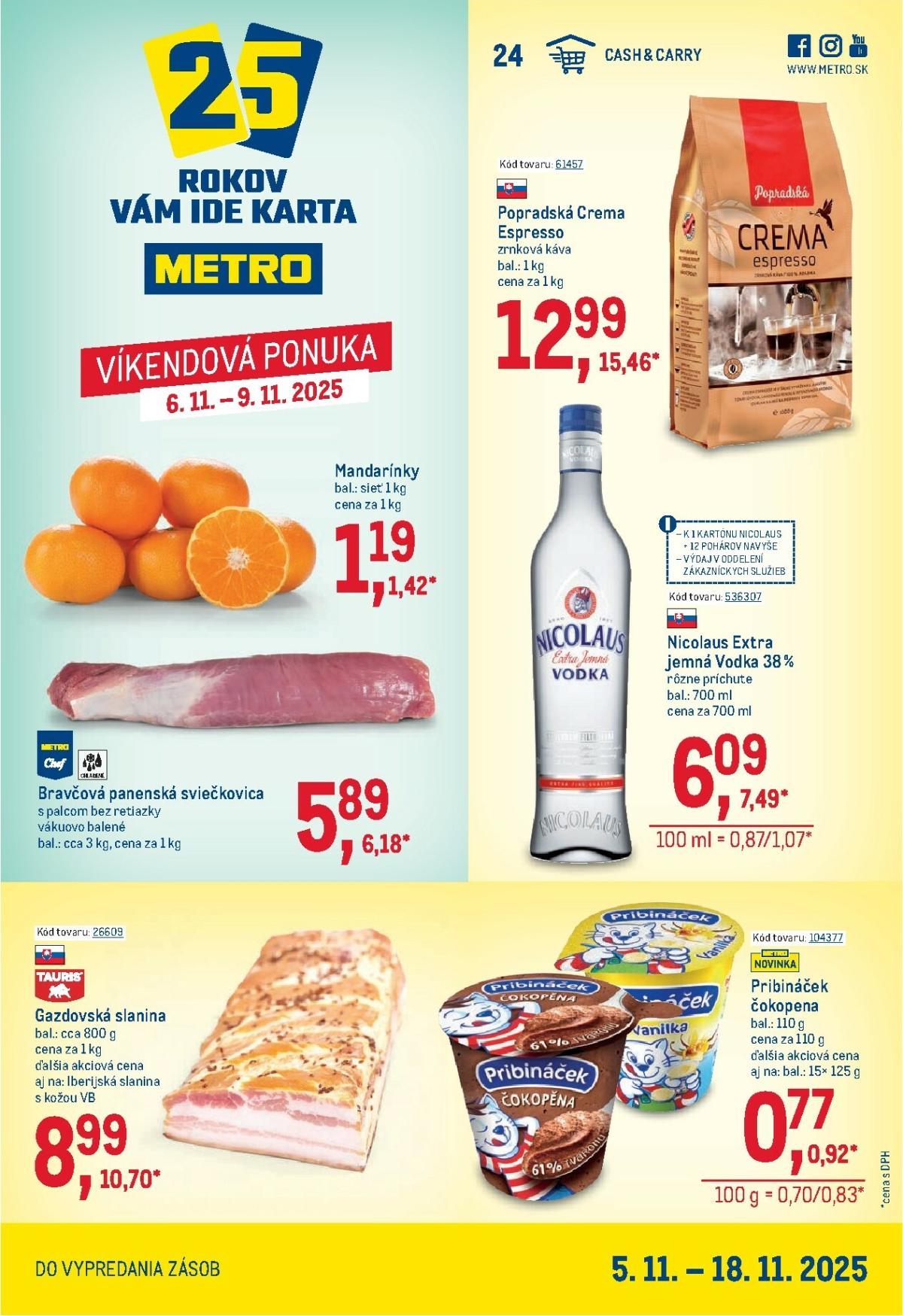 Leták Metro - Maloobchod platný od 05.11. do 18.11.