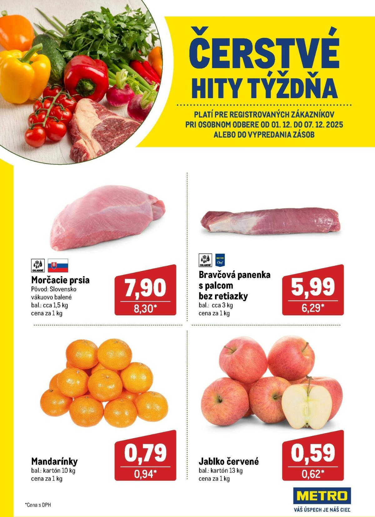 Leták Metro - Čerstvé hity týždňa platný od 01.12. do 07.12.