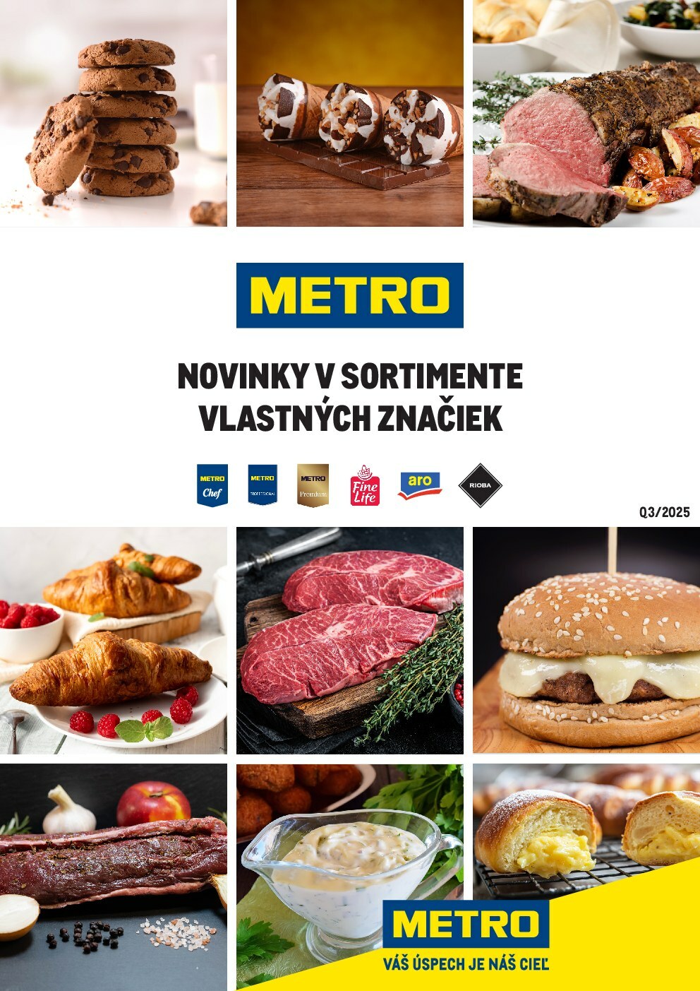 Leták Metro - Novinky v sortimente platný od 01.01. do 31.12.