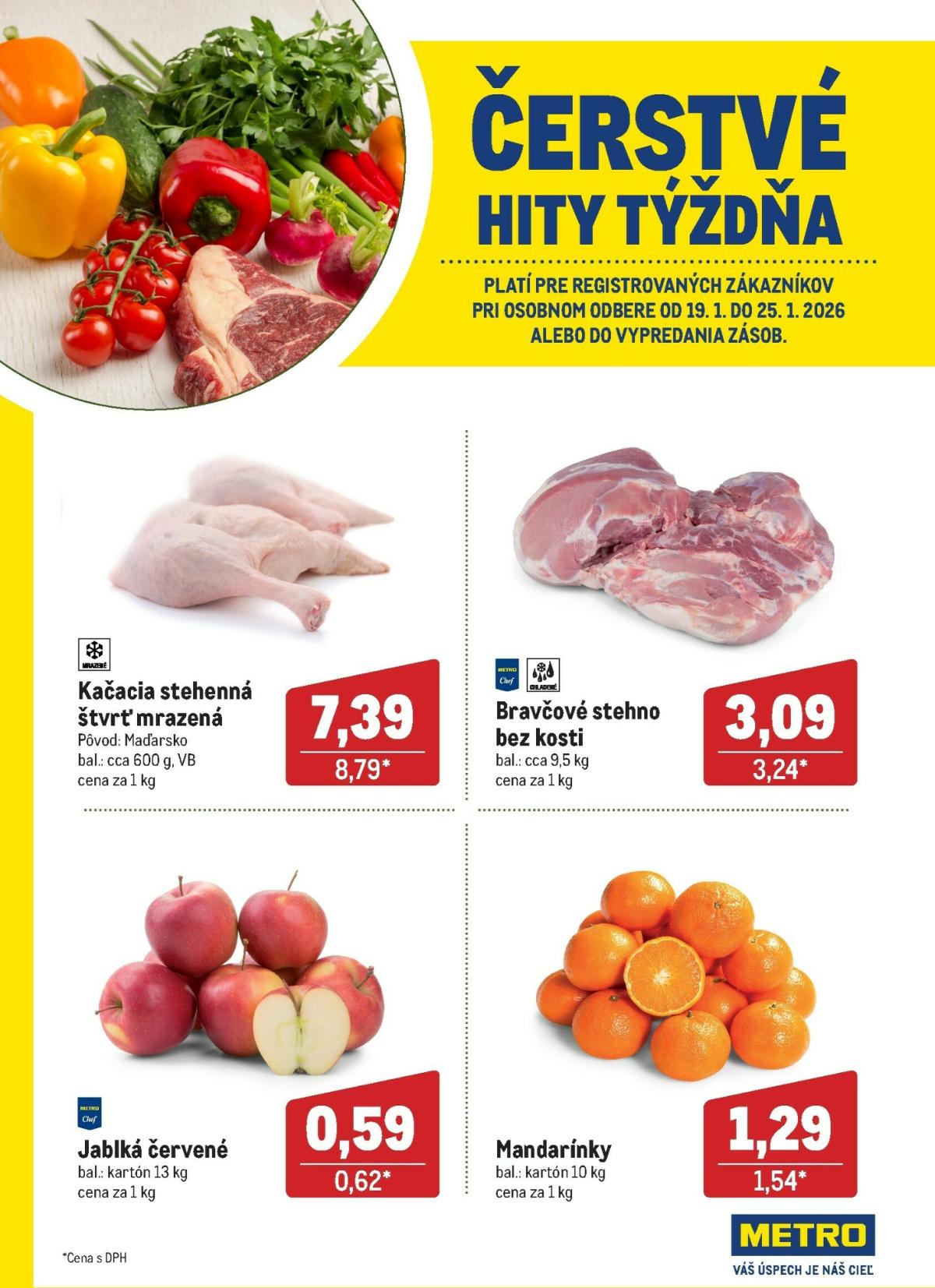 Leták Metro - Čerstvé hity týždňa platný od 21.01. do 25.01.