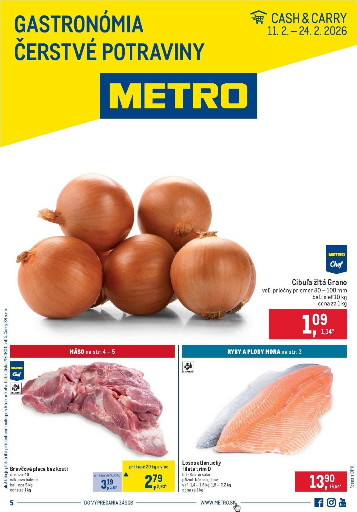 Leták Metro - Gastronómia platný od 11.02.2026 do 24.02.2026