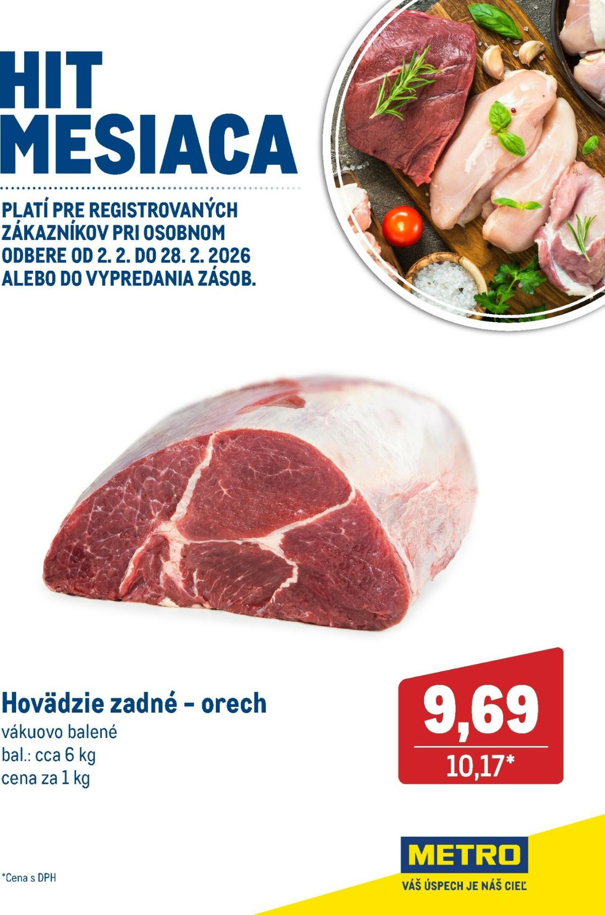 Leták Metro - Hit mesiaca Február platný od 02.02.2026 do 28.02.2026