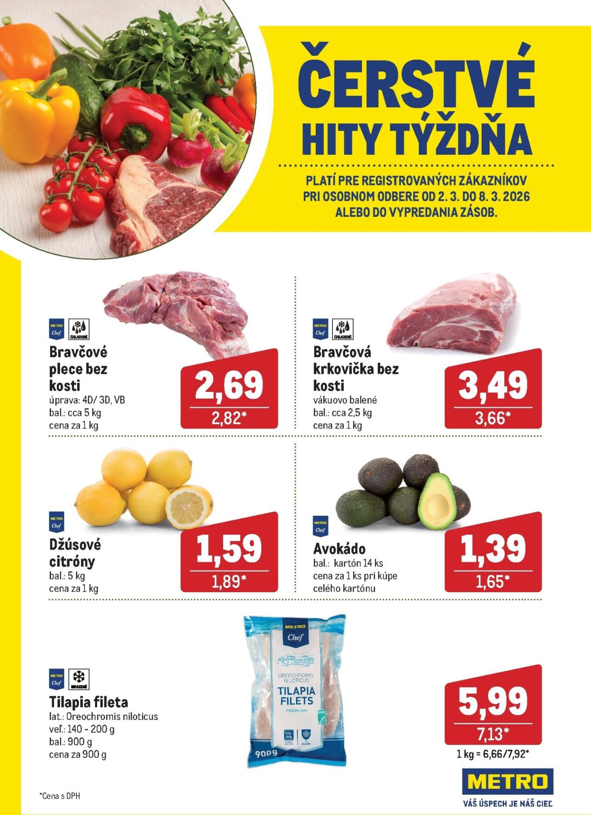 Leták Metro - Čerstvé hity týždňa platný od 02.03.2026 do 08.03.2026