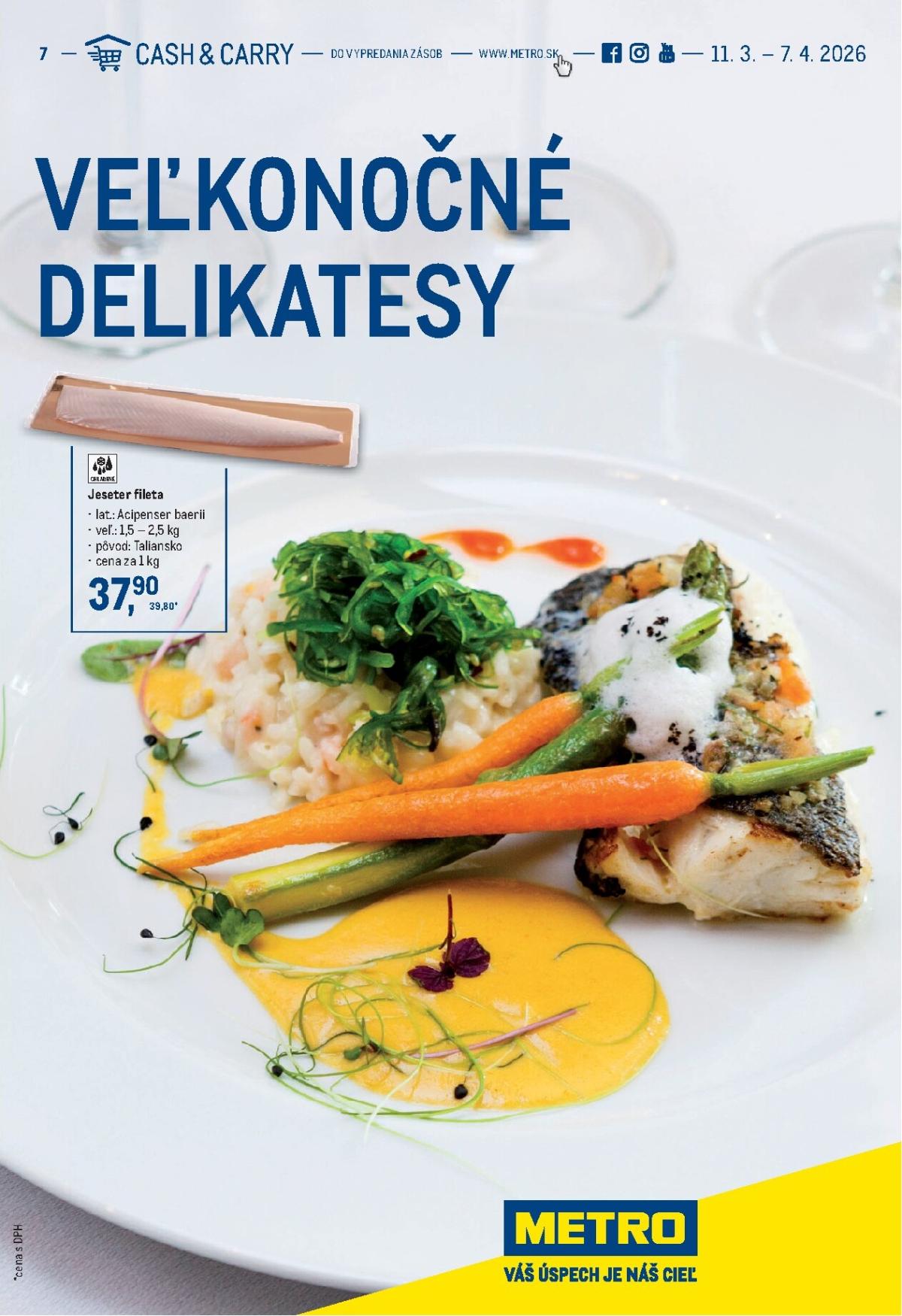 Leták Metro - Veľkonočné delikatesy platný od 11.03.2026 do 07.04.2026