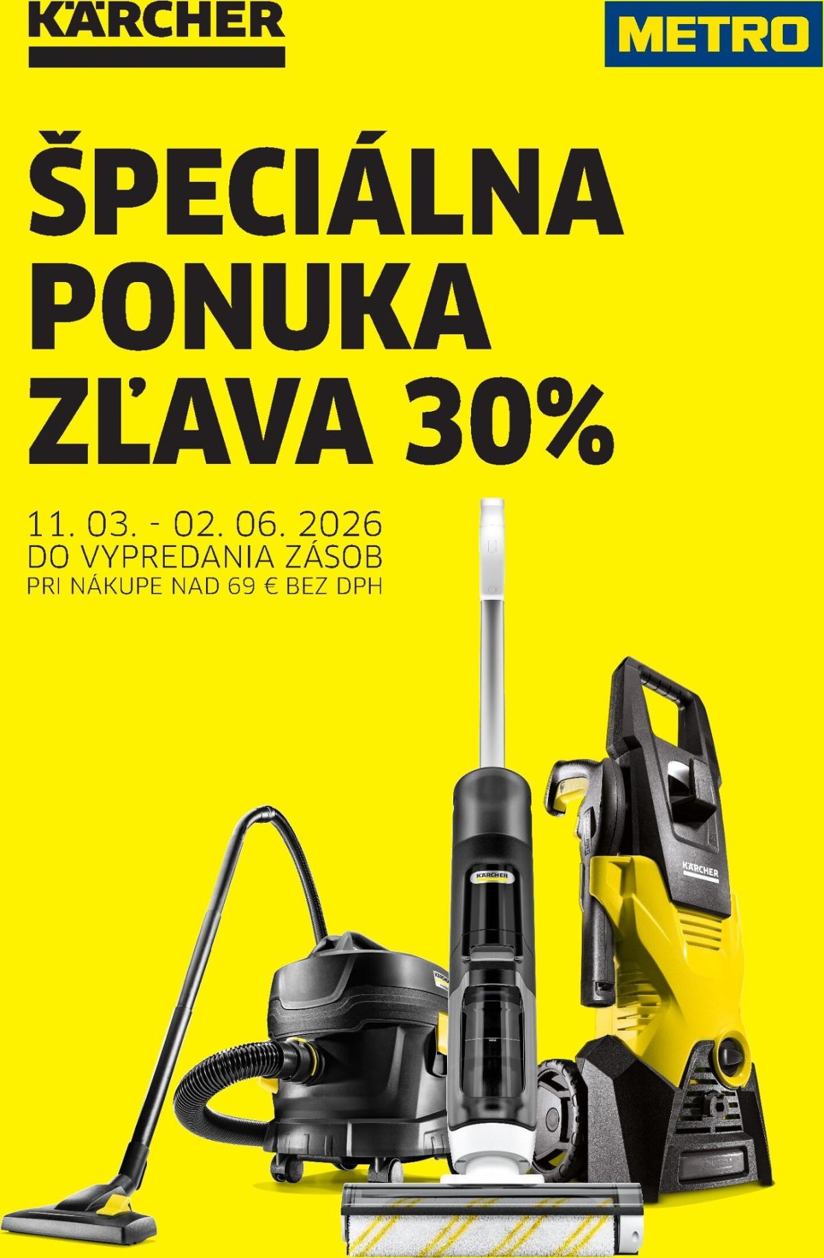 Leták Metro - Karcher platný od 11.03.2026 do 02.06.2026