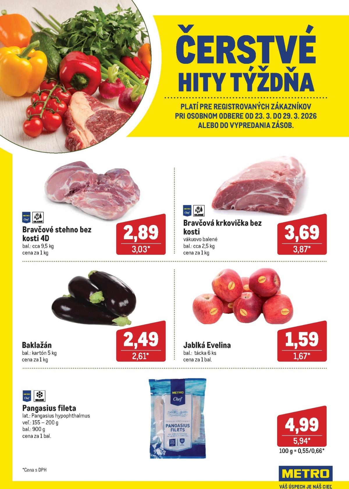 Leták Metro - Čerstvé hity týždňa platný od 23.03.2026 do 29.03.2026