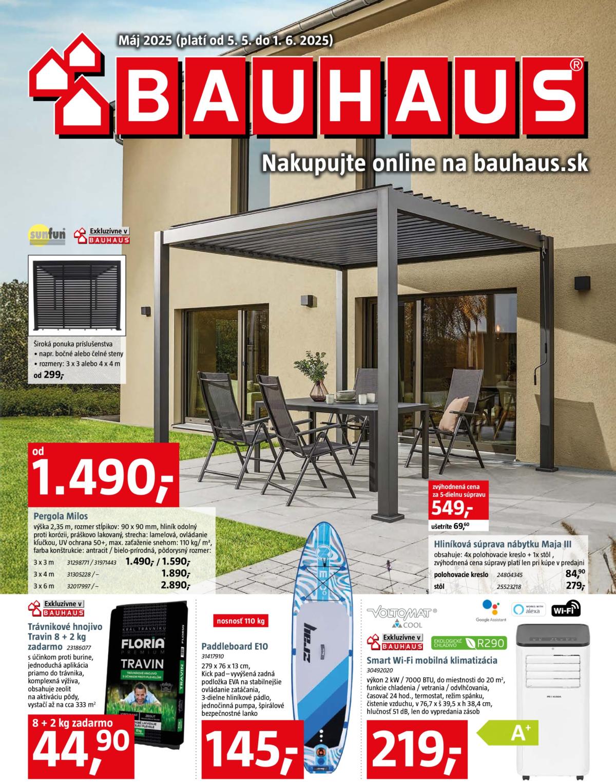 Bauhaus leták platný od 05.05. - 01.06.