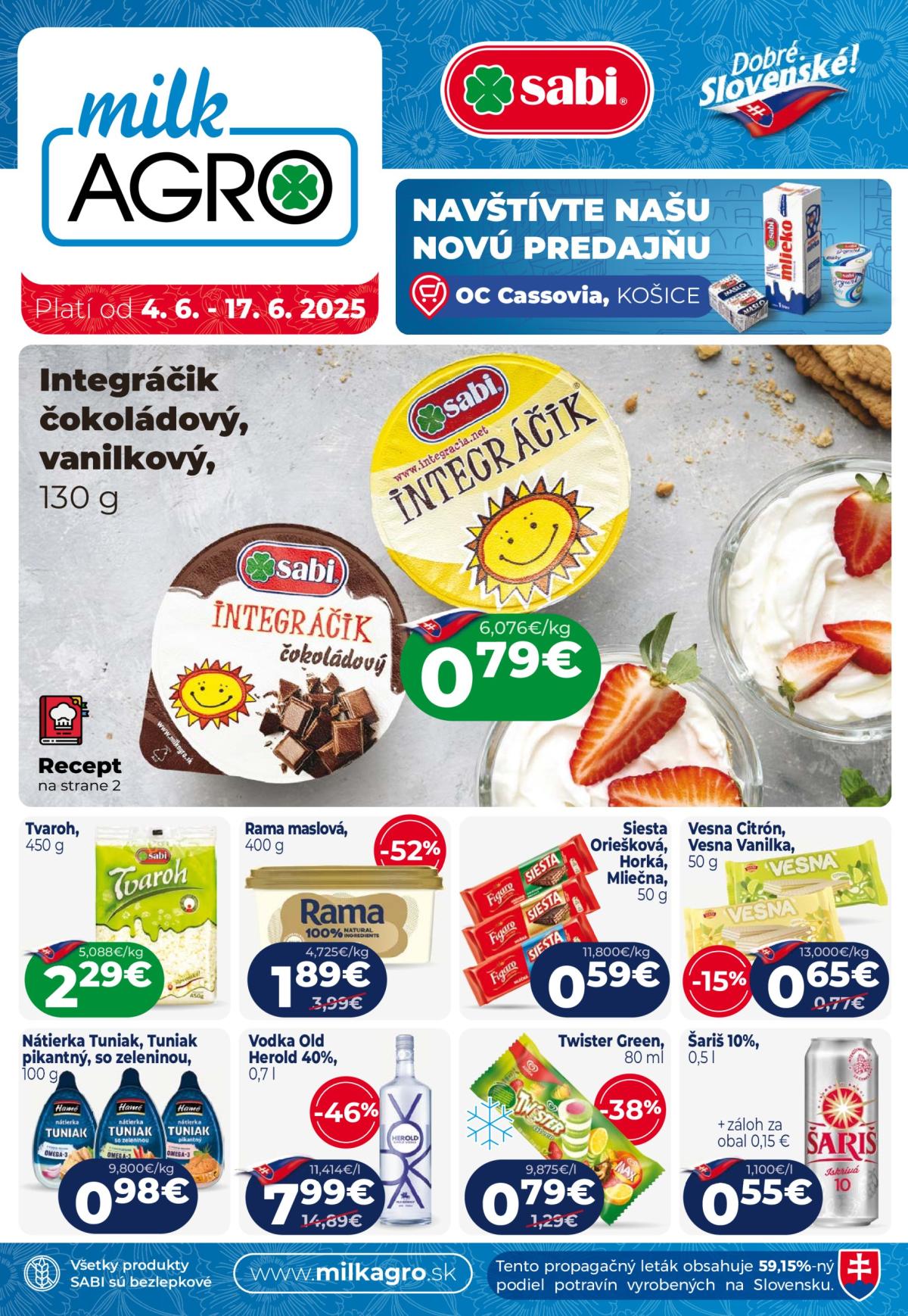 Milk Agro leták platný od 04.06. - 17.06.