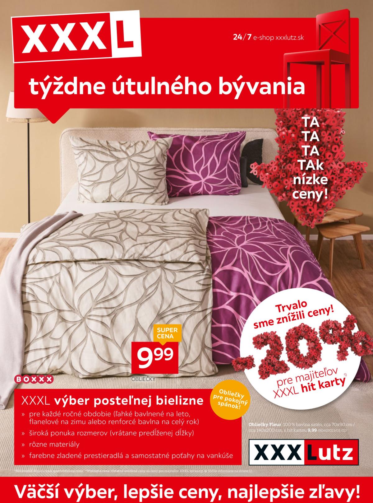 XXXLutz - Týždne útulného bývania leták platný od 01.02. - 28.02.