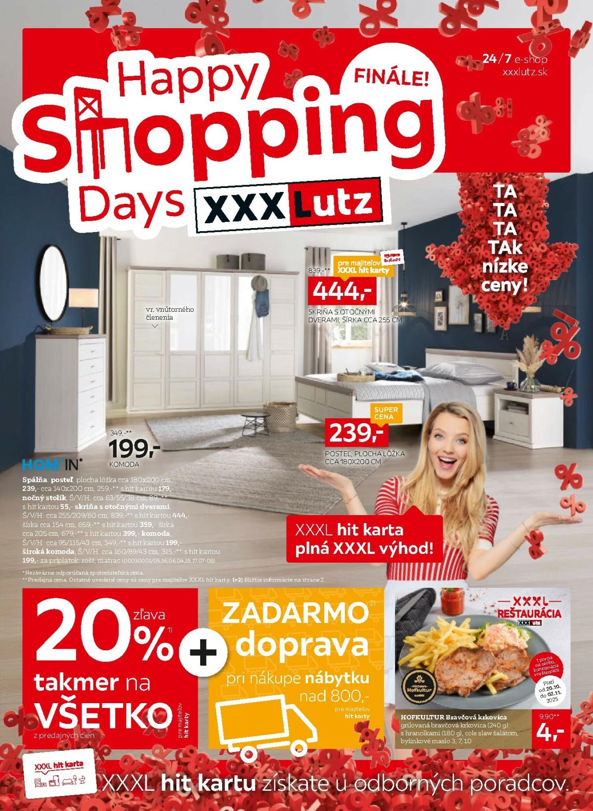 Leták XXXLutz platný od 20.10. do 02.11.